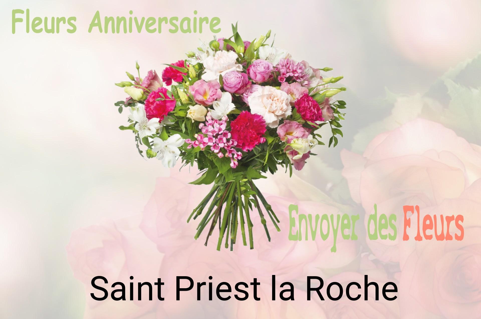 Bouquet de fleurs d’anniversaire livré à Saint-Priest-la-Roche