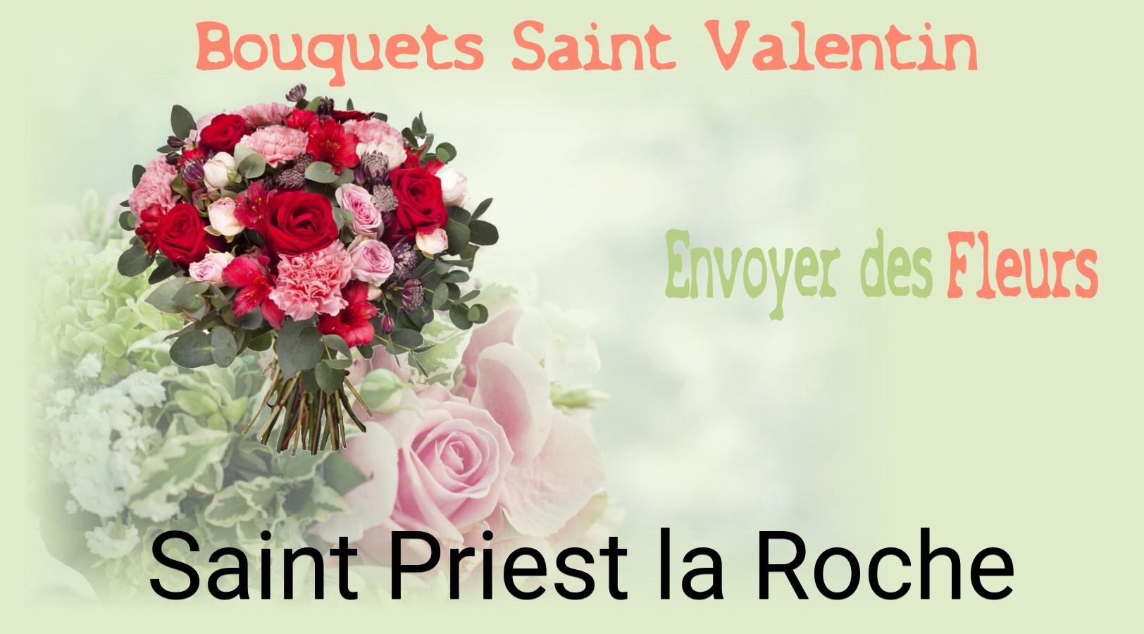 Roses de Saint-Valentin livrées à Saint-Priest-la-Roche